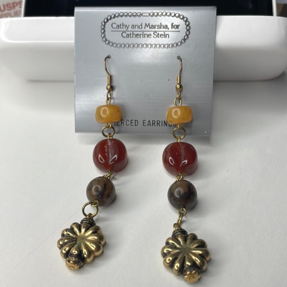 Cathy and Marsha‎ Dangly Earrings